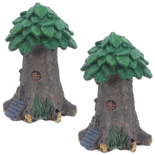 Pcs figurine cabane dans - cabane,