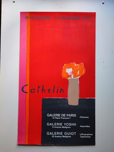 Bernard cathelin affiche - bernard,