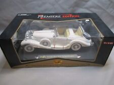 AU358 MAISTO PREMIERE EDITION 1/18 MERCEDES BENZ 500K ROADSTER REF 36055 BLANC