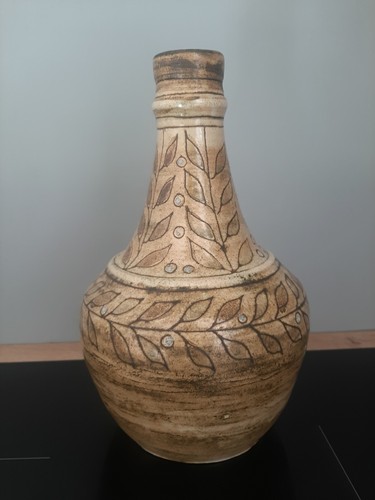 Vase ceramique 1950 bleu - 1950,