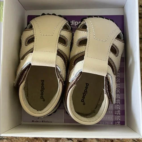Pediped white and tan baby - white,