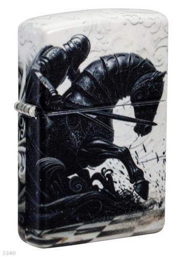 Zippo black knight - black,