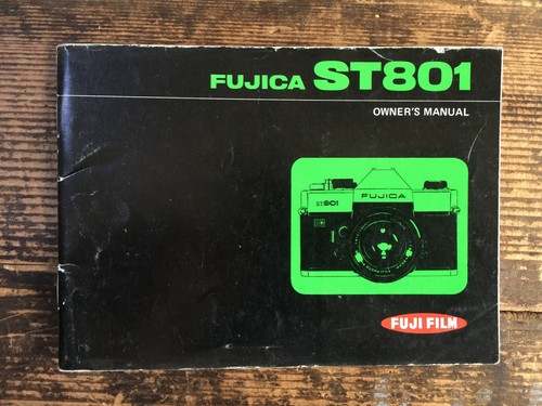 Fujica st801 manuel texte - st801,