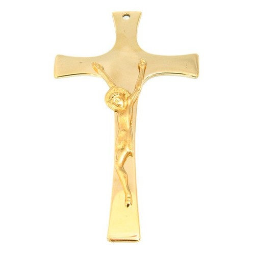 Crucifix laiton fabriqué - crucifix, en