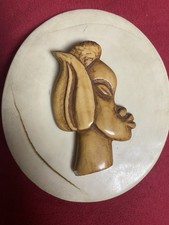 sculpture africaine vintage en matière noble