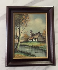 Original Impressionist Old Oil