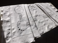 Drap brodé x 3 - drap, 3.30