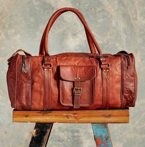 Sac cuir bagage - en,