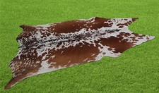 100% Véritable Peau de Vache Tapis Zone Cuir 24.11 Sq.feet (157cmx142cm) A-702