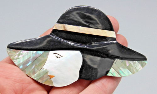 Grande broche ancienne - ancienne, style