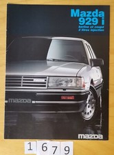 MAZDA 929 i BERLINE ET COUPE 2L Prospectus Fr 12 pages 04/1985