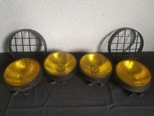 Lot 4 phare / projecteur longue portée Jaune Vintage 1970' Livraison Offerte !!!