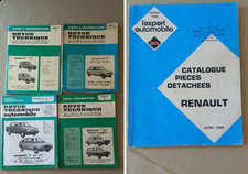 Lot revue technique - revue, renault