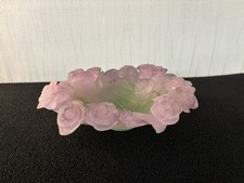 Coupe roses vert et rose en