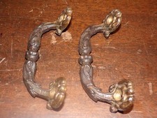 Ancienne poignée en bronze non-articulée porte bureau