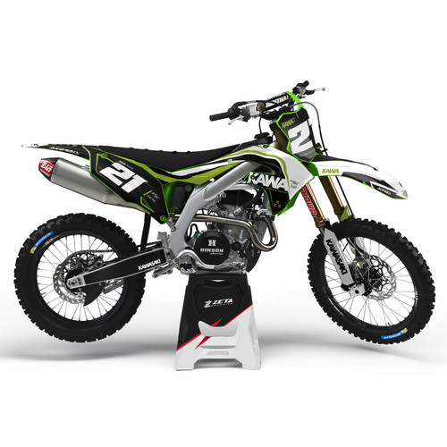 Kit déco adhésif kawasaki - adhésif,