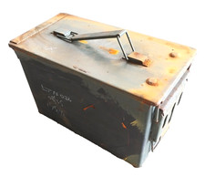 Caisse boîte à munitions 30x18x15cm militaire en acier