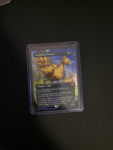 Traveling chocobo - traveling, (borderless)