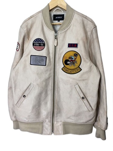 Avirex leather jacket - avirex,