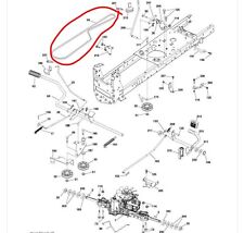 Courroie D'Entraînement Husqvarna LTH151 LTH152 LTH154 TS238 LTH171 LTH174 TS342