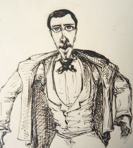 Dessin original vers - , 1850