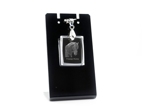 Pendentif cheval frison - frison,