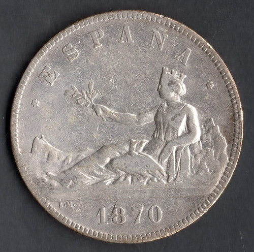 Monnaie pesetas en argent - de, 5