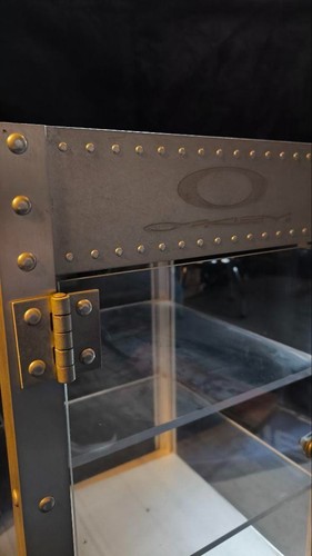 Vitrine métal verre grande