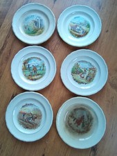 6 ancienne assiette st Amand amandinoise les mois