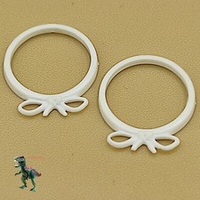 X2 Playmobil boucle blanche-chapeau-chistera-pamela victorienne-marins goélette