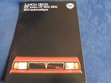 catalogue depliant lancia delta  HF Turbo / 1300 / 1600 / 1500 automatique