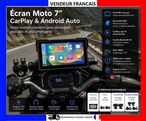 écran moto pouces - Écran,