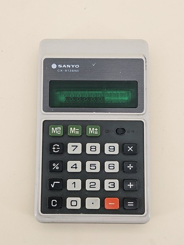 Sanyo 8136ne calculatrice - sanyo,
