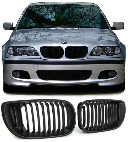 Calandre noir mat pour bmw - 2,