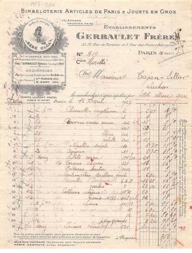Invoice.AM20659.Paris.1923.Ger