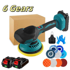 Ponceuse Polisseuse sans fil 21V – 6 vitesses – Compatible Makita 18V – Bois, Mé