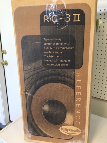 Klipsch center speaker - klipsch, rc-3