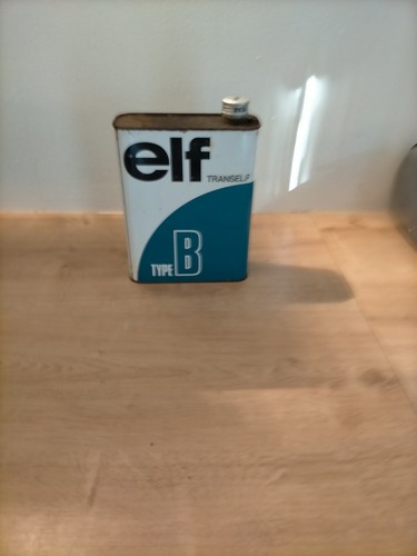 Ancien bidon huile elf - ancien,