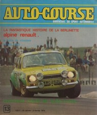 AUTO COURSE 13 1974 ALPINE