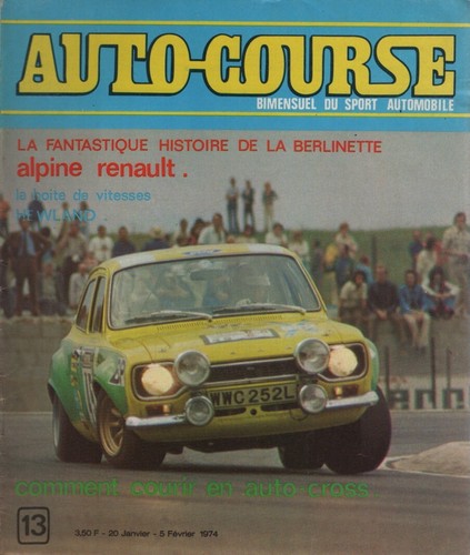 Auto course 1974 alpine - 13,