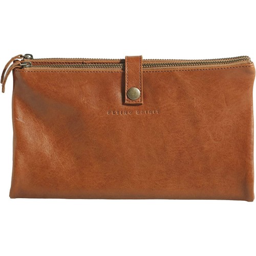 Trousse marron plate - -,