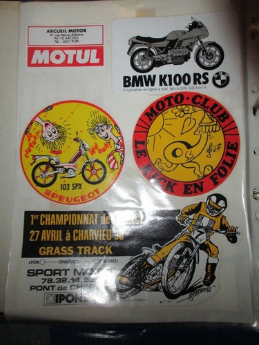 Autocollants moto bmw k100 - 5,
