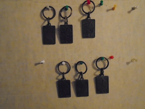 Brass key chains - brass, daniels