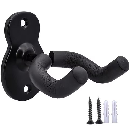 Support mural guitare noir - guitare,