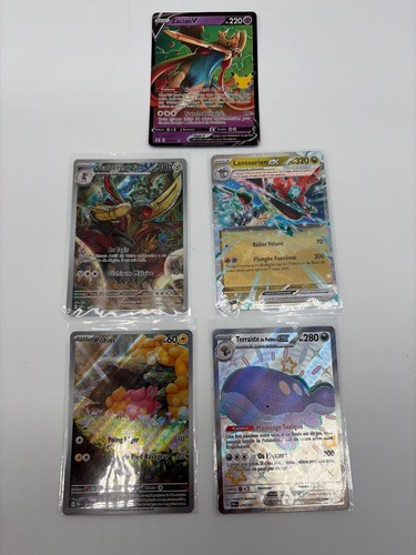 Lot cartes pokemon - 5, rares