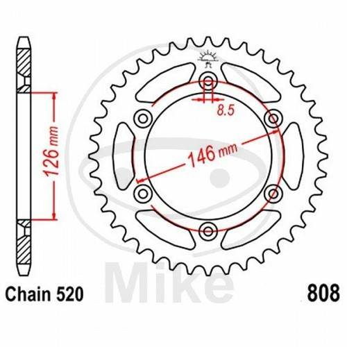Engrenage z48 520 - d., int