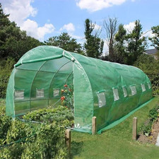 Serre de Jardin Tunnel - Acier Galvanisé - Bâche Haute Densité Anti-UV