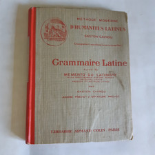 Grammaire Latine, mémento du