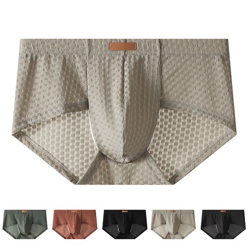 Slip homme soie glacée