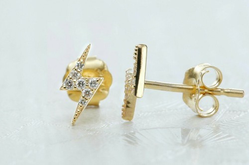 Diamant éclair boucles - diamant,